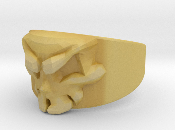 Skull Ring Size 11 3d printed