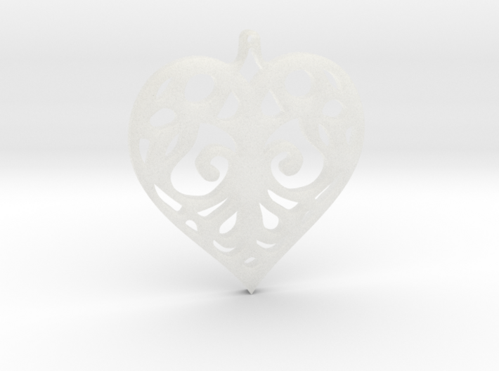 Heart Pendant Tiffanys Enchant Style 3d printed