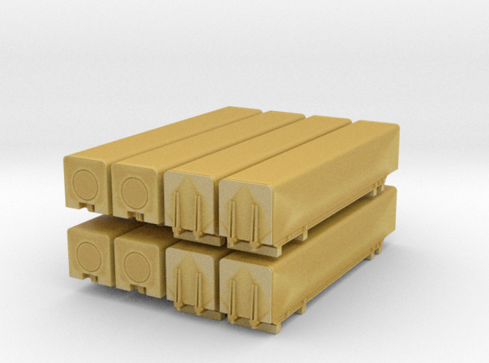 1/96 scale Naval Strike Missile containers -  set  3d printed 