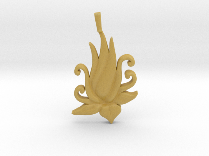 Lotus Bloom Charm 3d printed