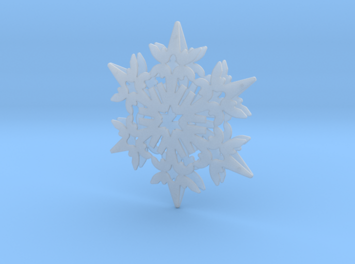 Wings Snowflake - 3D 3d printed