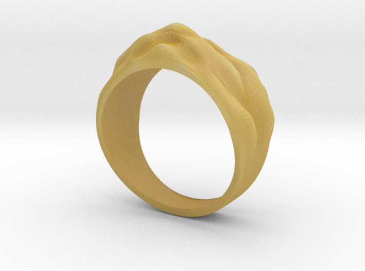 Sand Dune Ring 3d printed