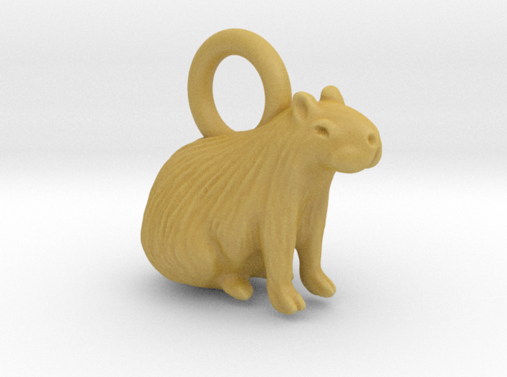 1-1/2 inch Capybara Pendant 3d printed 