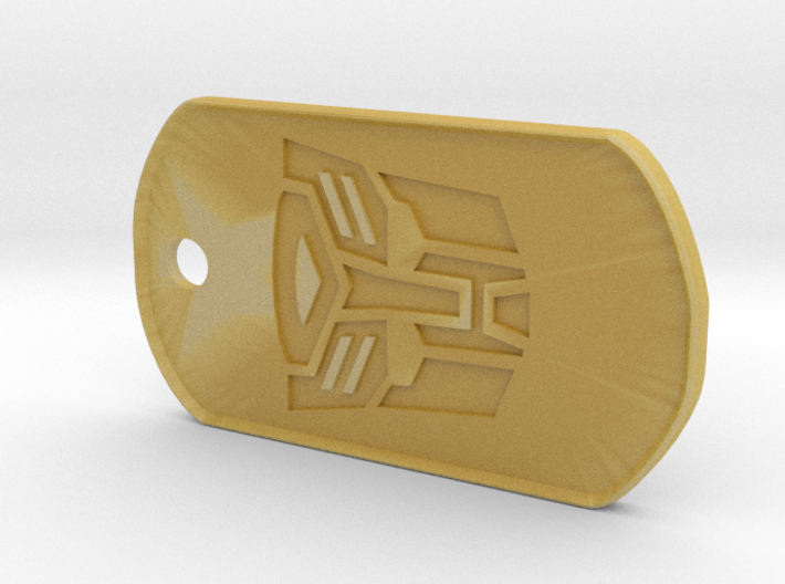 Autobot Dog Tag (Rimmed) 3d printed