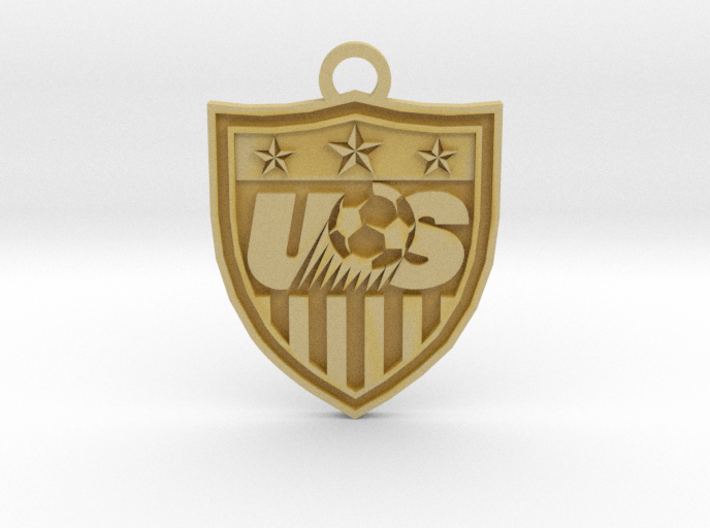 US national Team logo keychain 3d printed