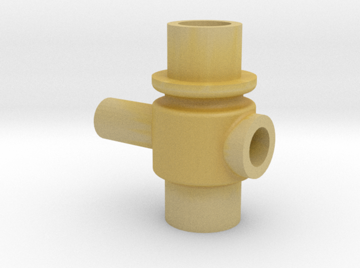 1 1/2&quot; Scale Nathan Whistle Valve Body 3d printed