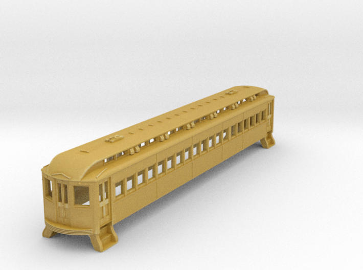 N Scale L&WV Long Steel Coach body shell 3d printed 