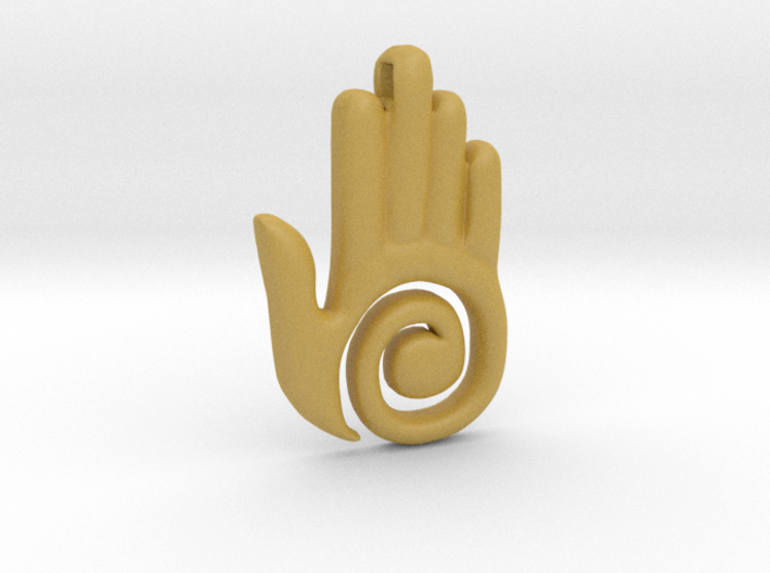 Healer's Hand Charm 3d printed
