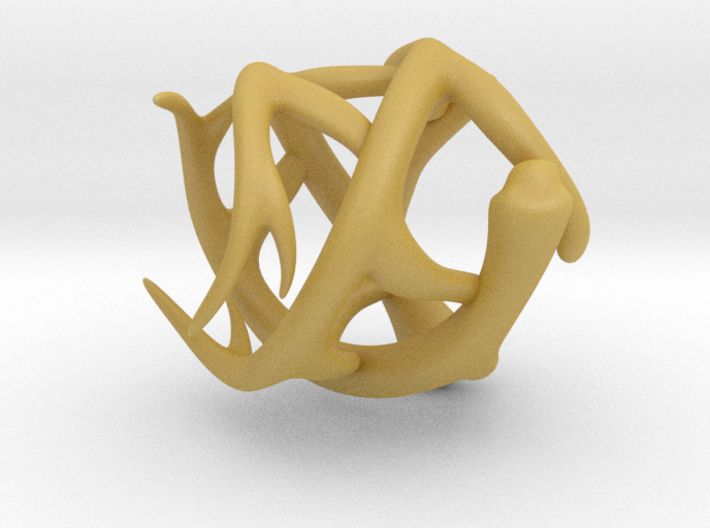 Antler Ring - Size 7(UPDATED) 3d printed