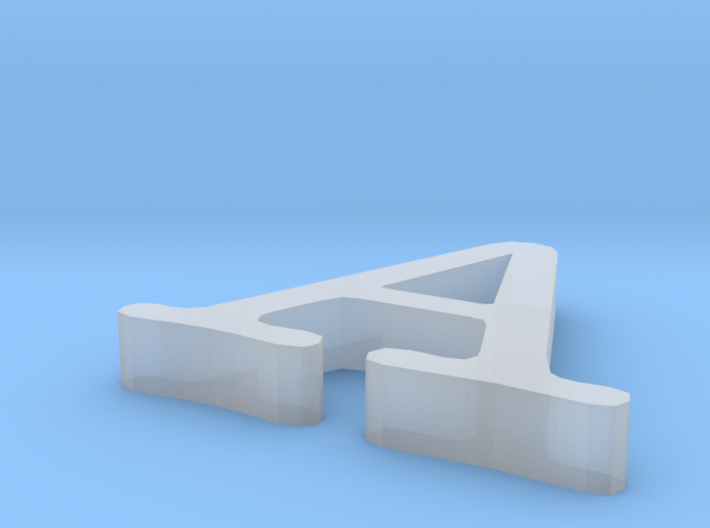 Letter A 3d printed
