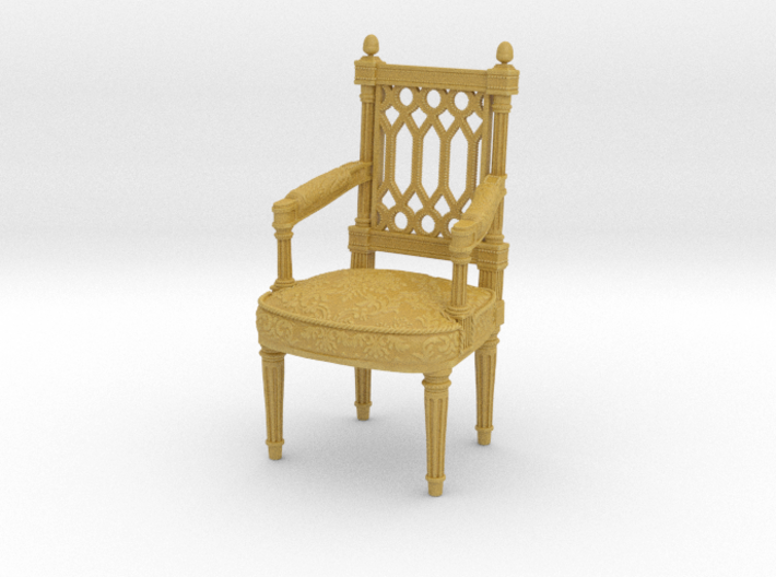 Georges Jacob Chair 1/12TH scale (1739-1814) 3d printed