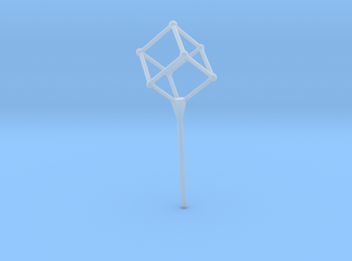 Cube bubble wand 3d printed