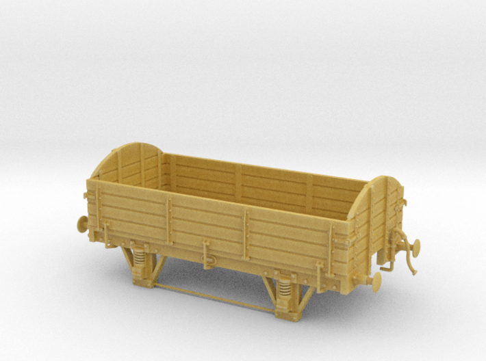 Old-timer freight gondola HO-OO scale  3d printed 