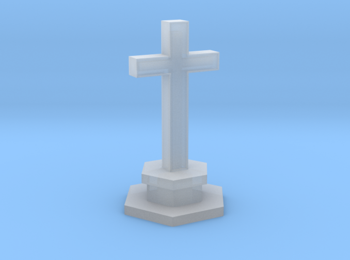 N Scale Cemetery Cross Center Piece 1:160 3d printed
