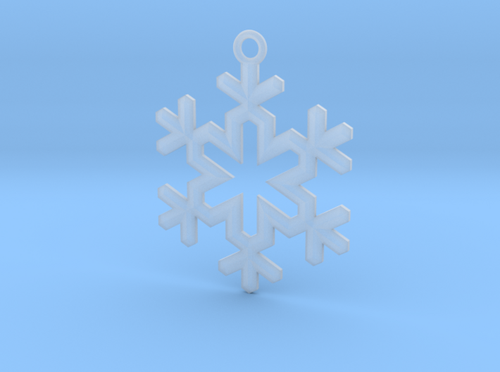 Ornament, Snowflake 004 3d printed