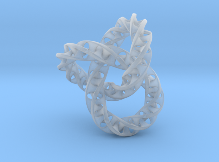 Fused Interlocked Mobius Infinity Knot 3d printed