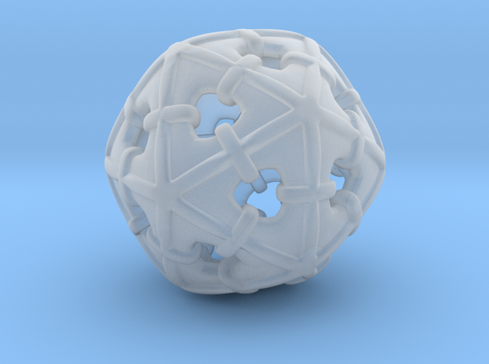 Wrapped Icosahedron 3d printed