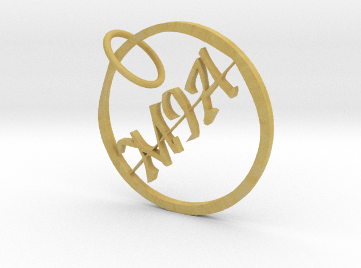 Mia Name Pendant 3d printed