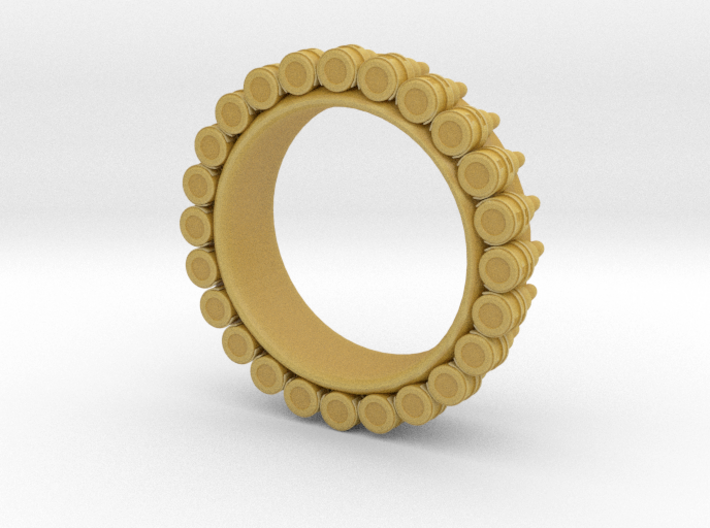 Bullet ring(size = USA 4-4.5) 3d printed