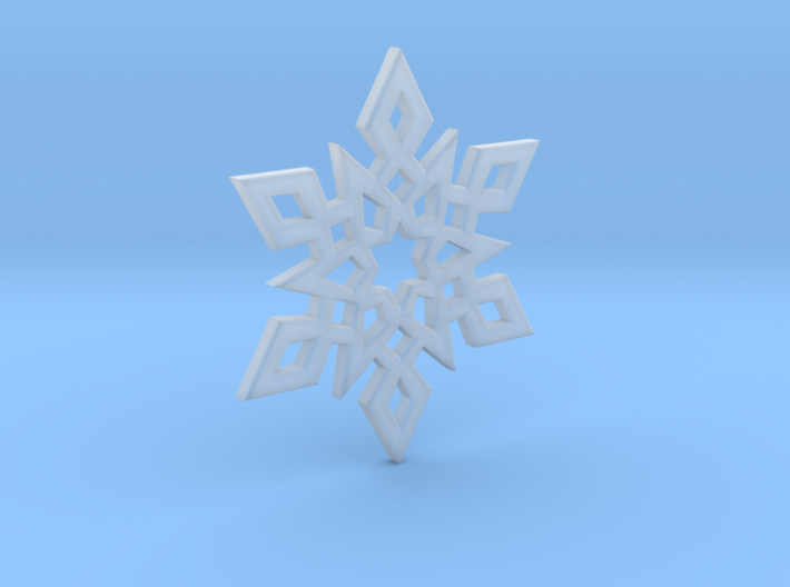Snowflake Charm 2 3d printed