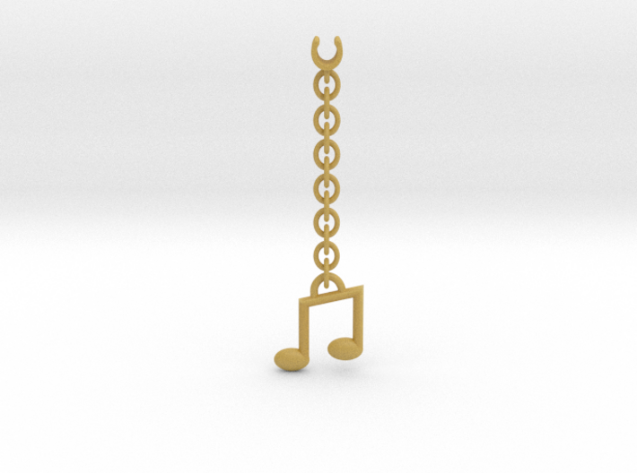 Earpod Earrings | Musical Notes 3d printed