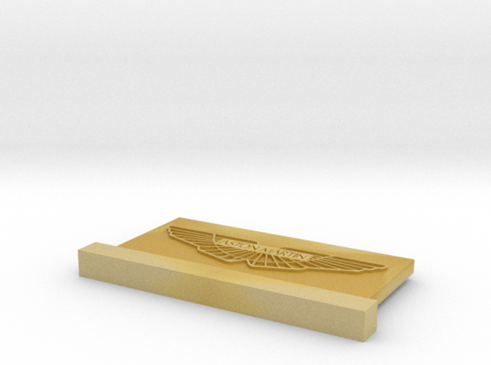 Aston Martin Logo With Stand 3d printed