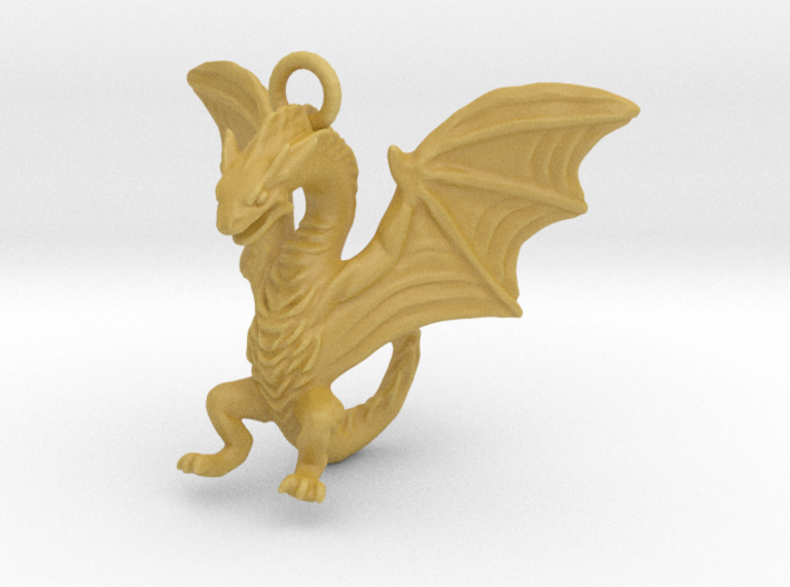 Dragon Charm 3d printed