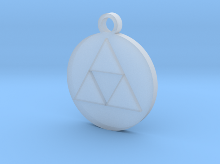 Legend of Zelda Triforce Pendant Necklace 3d printed