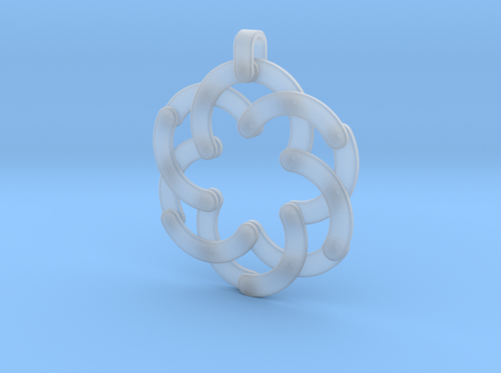 Expandable Mandala Pendant/Keychain 3d printed