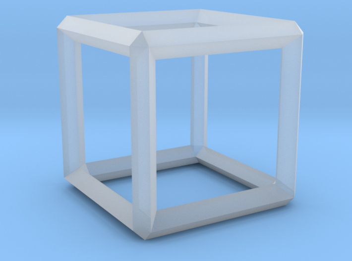 Cube wireframe 3d printed