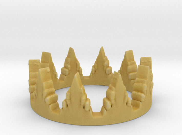 Crown Layer Ring (size 7) 3d printed 