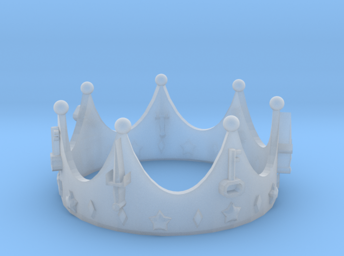 Geekings Crown 3d printed