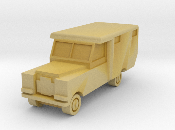 1/285 Land Rover S2a Ambulance,for 6mm wargaming 3d printed 