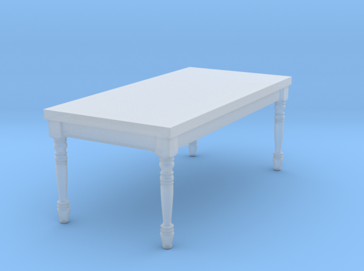 1:144 Micro Scale French Country Dining Table 1 3d printed