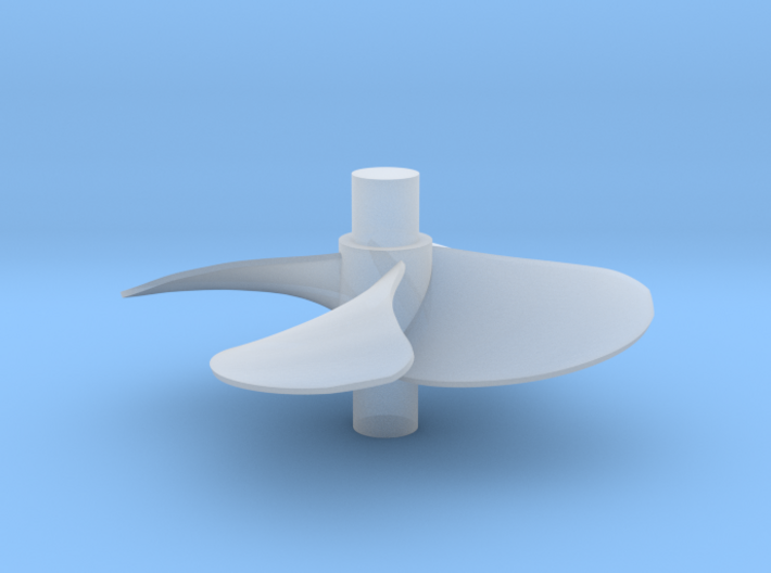 4 blade 5 inch right hand propeller 3d printed