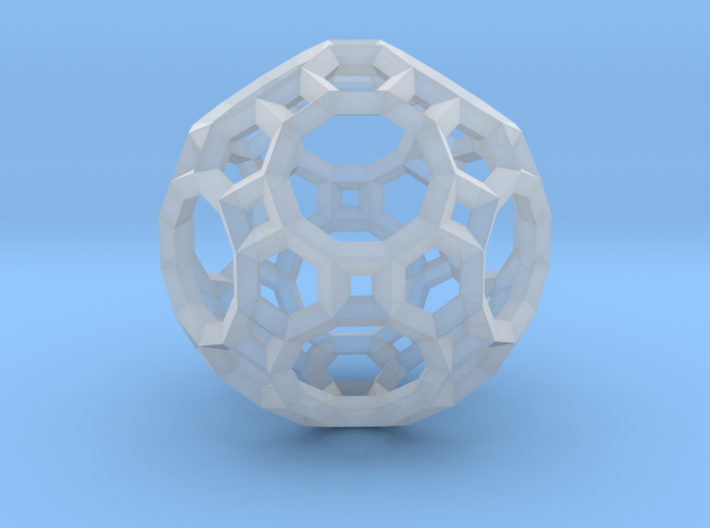 Truncated Icosidodecahedron(Leonardo-style model) 3d printed