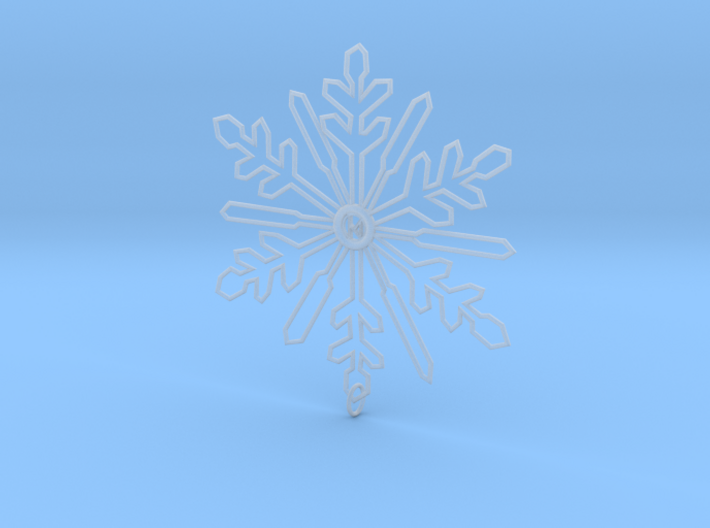 Snow flakes 3d printed