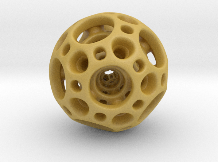 Dodecahedron Nested Sphere ( Large ) 3d printed