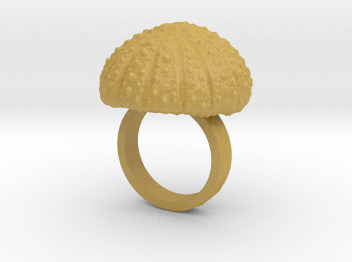 Urchin Statement Ring - US-Size 6 (16.51 mm) 3d printed