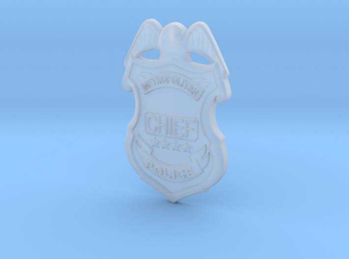 Police Chief Badge 3d printed