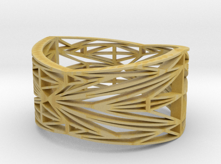 Linear Bracelet 3d printed 