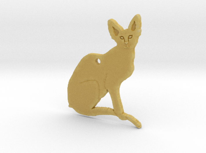 Oriental Cat with Details FINAL 3d printed