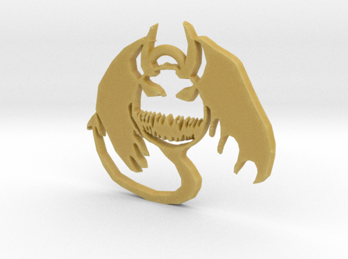 Imp Keychain - Devil Key Ring 3d printed