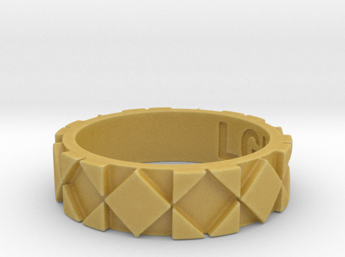 Futuristic Rhombus Ring Size 5 3d printed
