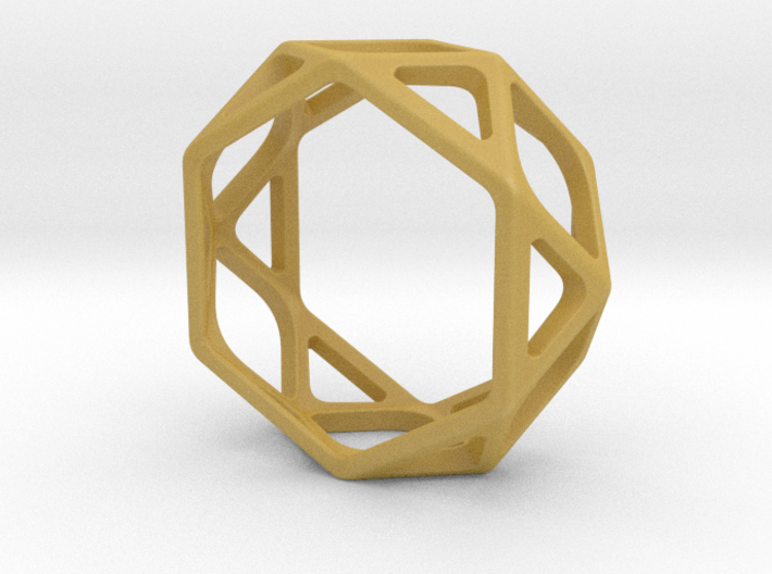 Structural Ring size 7,5 3d printed