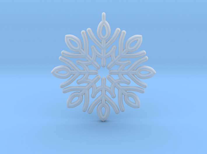 Classic Snowflake 3d printed