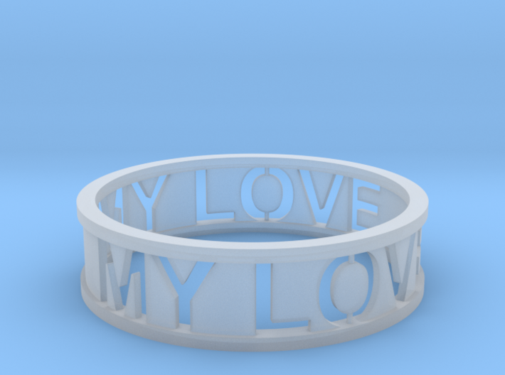 Bracelet my love 3d printed