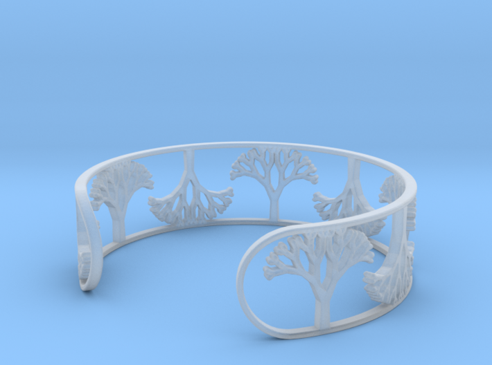 Natural Tree Bracelet 7in (18cm) 3d printed