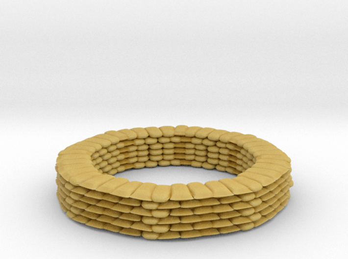 Sandbag Ring for 9mm, 1/200 3d printed 