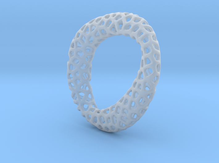 Voronoi pendant mobius 3d printed